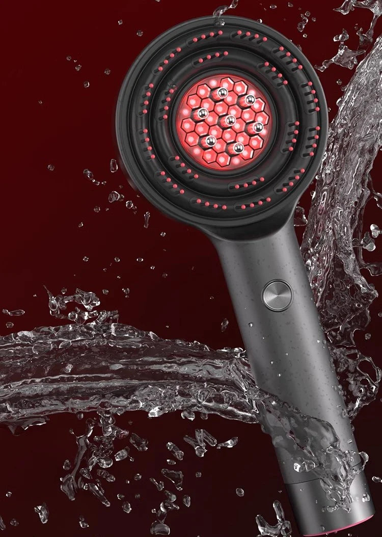 InfraGlow Hair Brush™ – Advanced Infrared Scalp Stimulation for Healthier, Fuller Hair