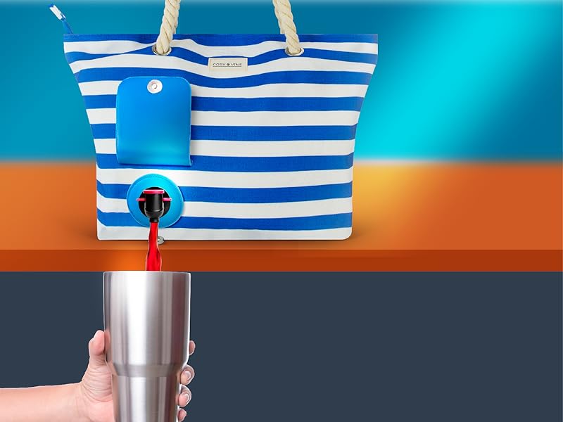 SipTote™ – The Hidden Wine Bag with Built-in Dispenser & Insulated Cooling
