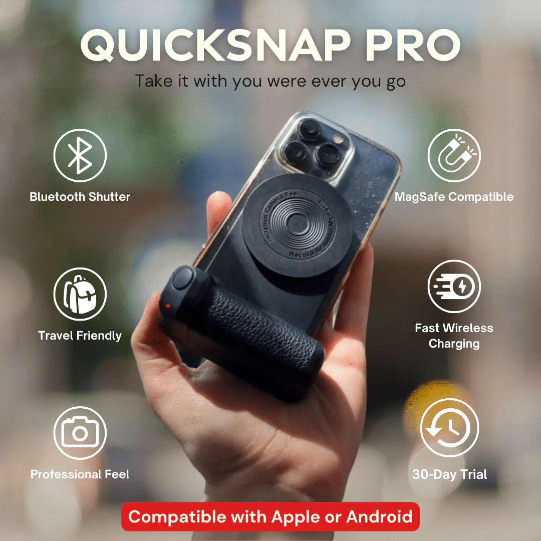 SnapGrip™ - Magnetic Camera Handle