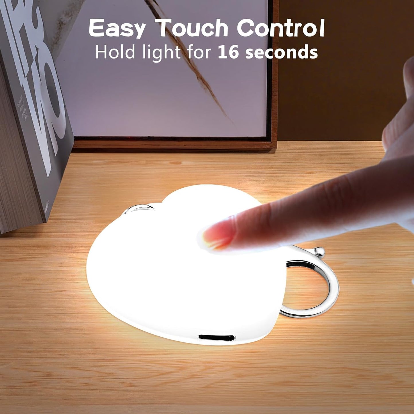 HaloHeart™ – Motion-Activated LED Bag Light