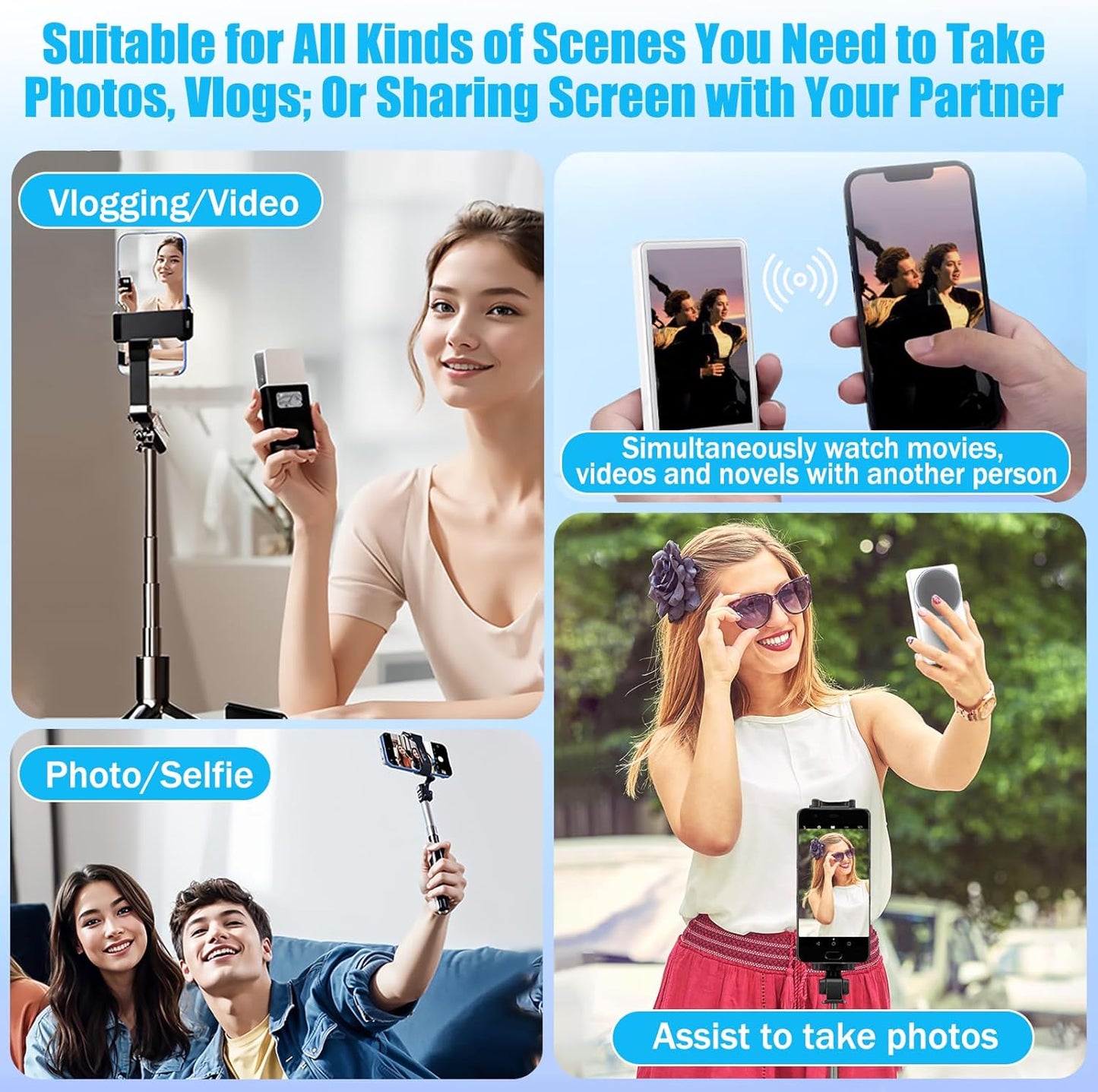 SnapMirror™ – Magnetic Dual-Screen Selfie Display