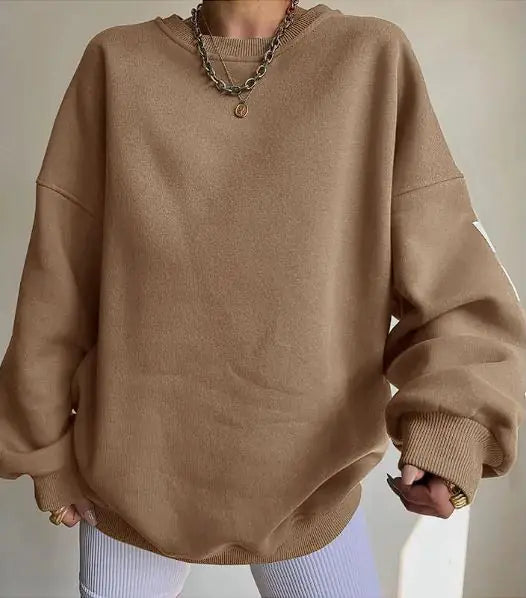 Casual Printed Thickened Top