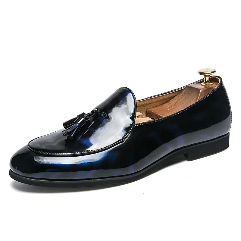 Italian Patent Leather Loafers