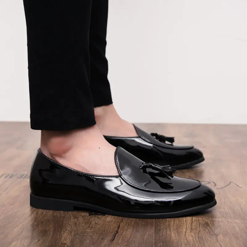 Italian Patent Leather Loafers
