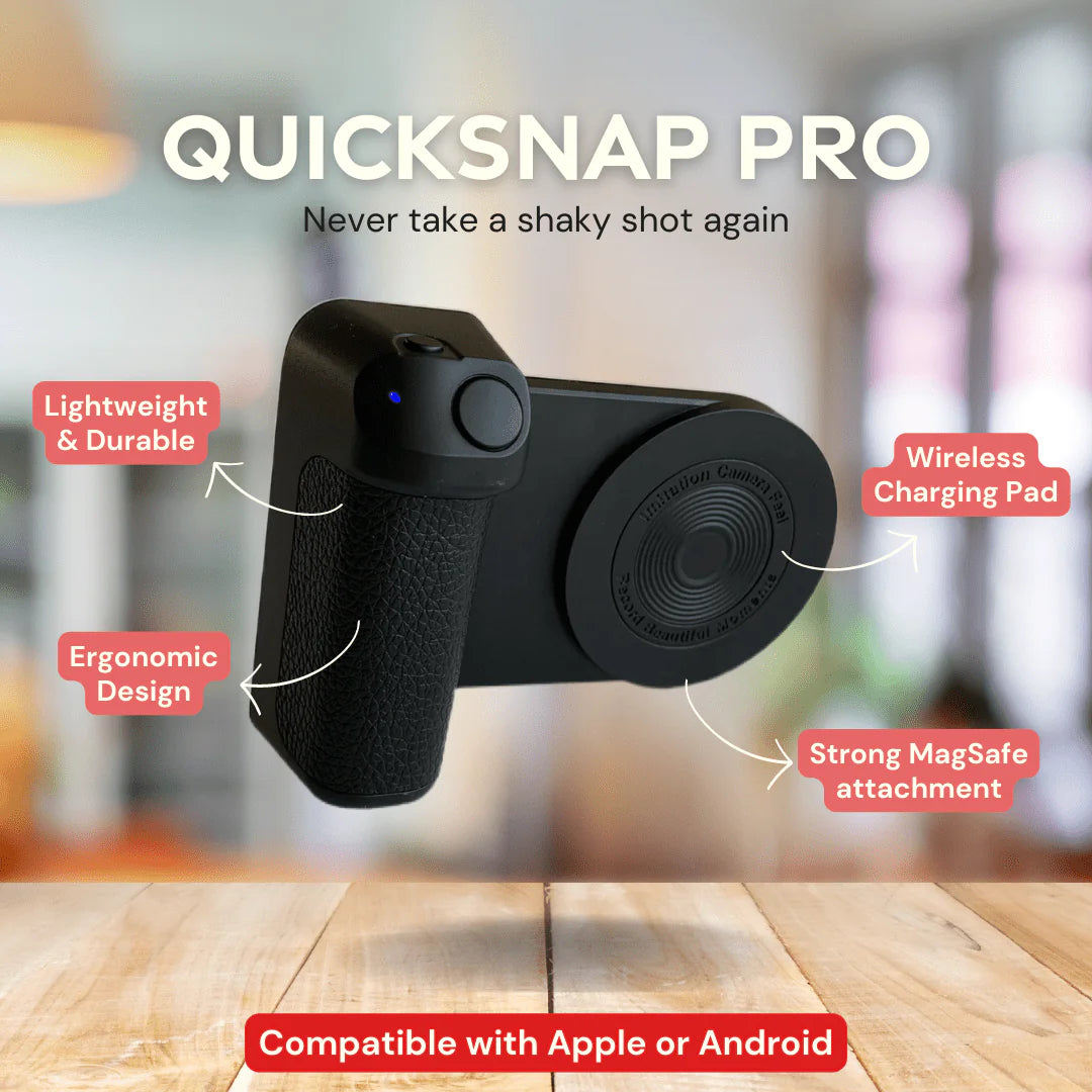SnapGrip™ - Magnetic Camera Handle