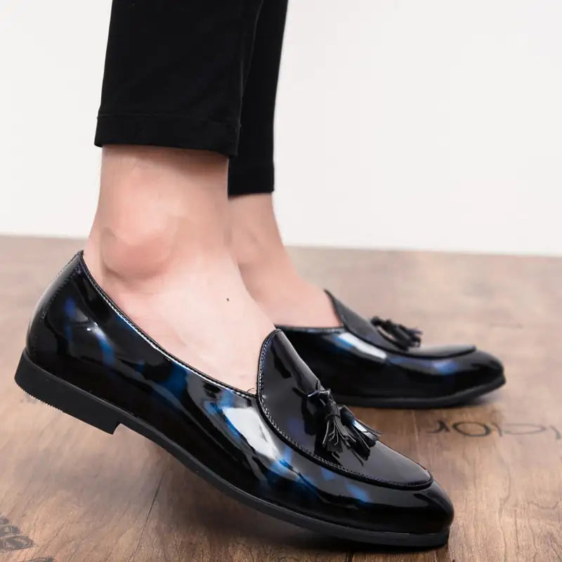 Italian Patent Leather Loafers