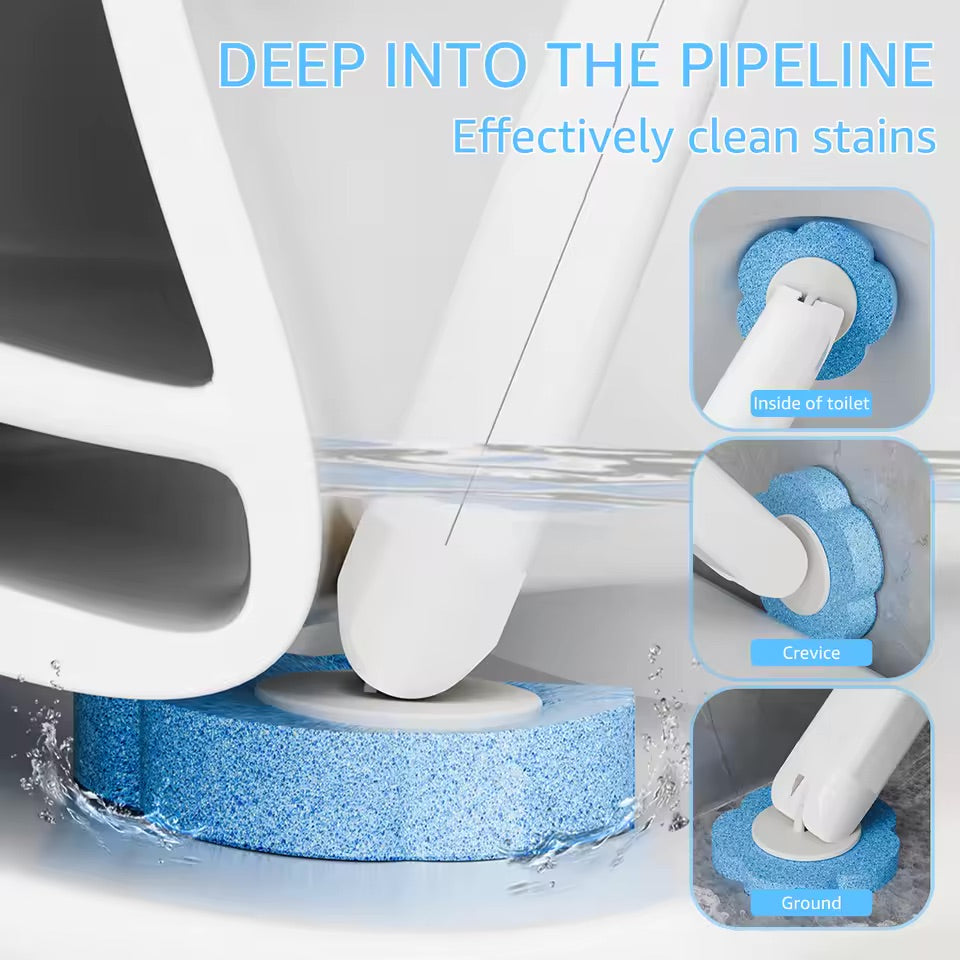 FreshSwipe™ – Disposable Toilet Brush Set with Flushable Cleaning Heads