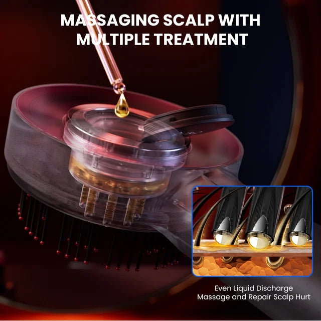 InfraGlow Hair Brush™ – Advanced Infrared Scalp Stimulation for Healthier, Fuller Hair