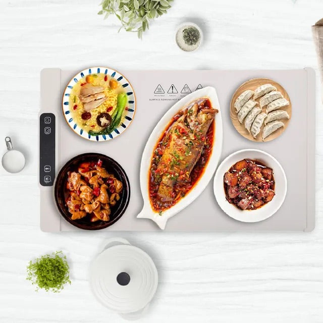 HeatNest™ – Adjustable Heat Tray for Everyday Dining & Hosting