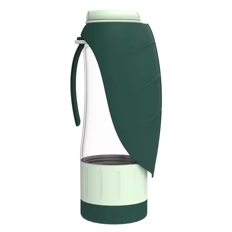 PawSip™ 2.0 – Foldable 2-in-1 Food & Water Travel Bottle for Pets