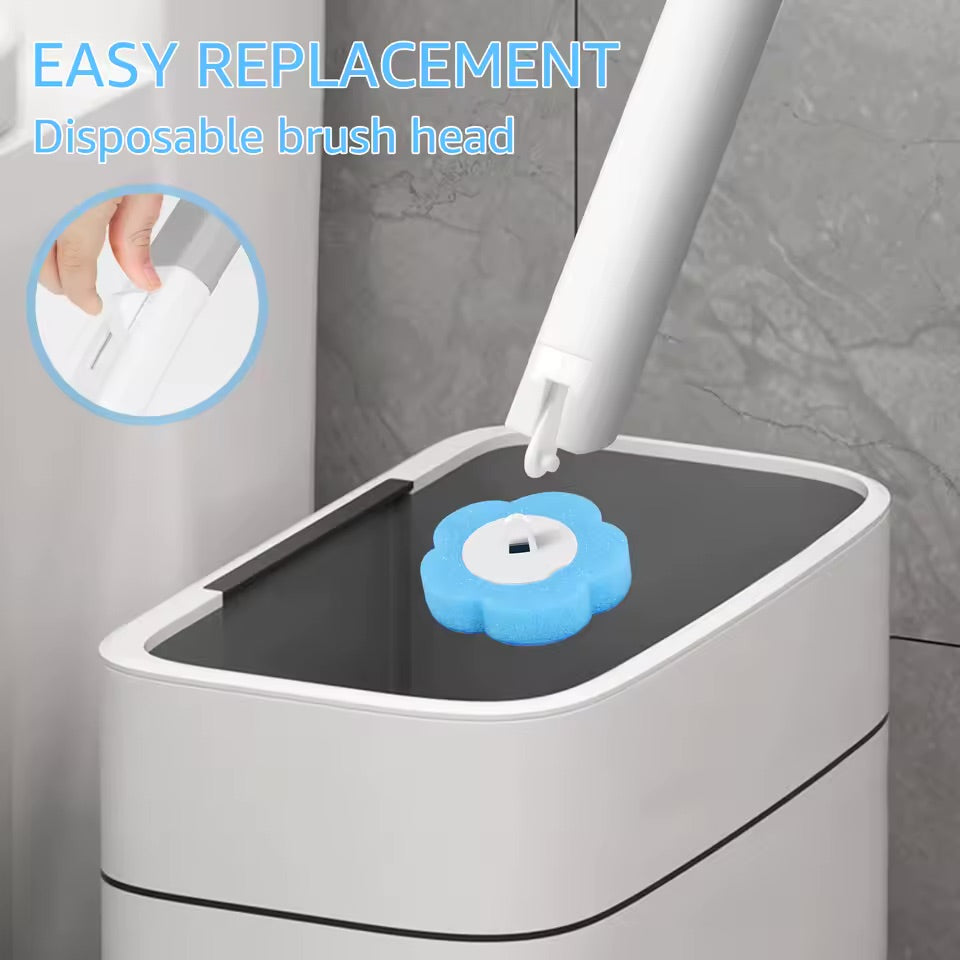 FreshSwipe™ – Disposable Toilet Brush Set with Flushable Cleaning Heads