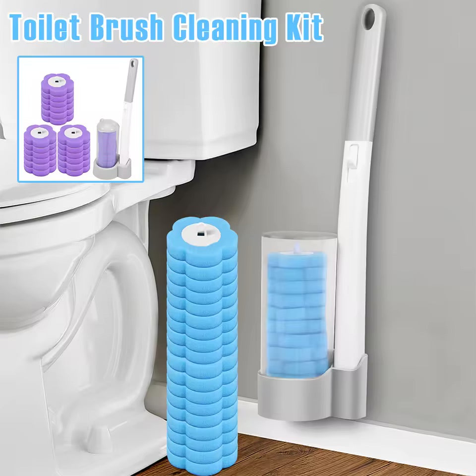 FreshSwipe™ – Disposable Toilet Brush Set with Flushable Cleaning Heads