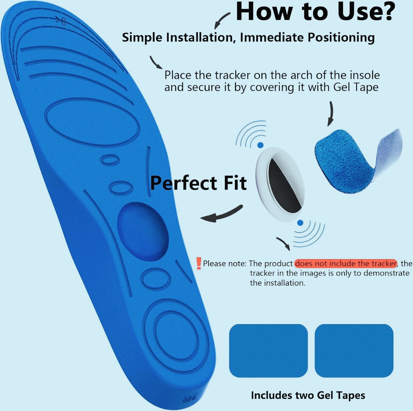 StepSecure™ – AirTag-Compatible Insoles for Kids’ Shoes with Built-In Tracking Slot