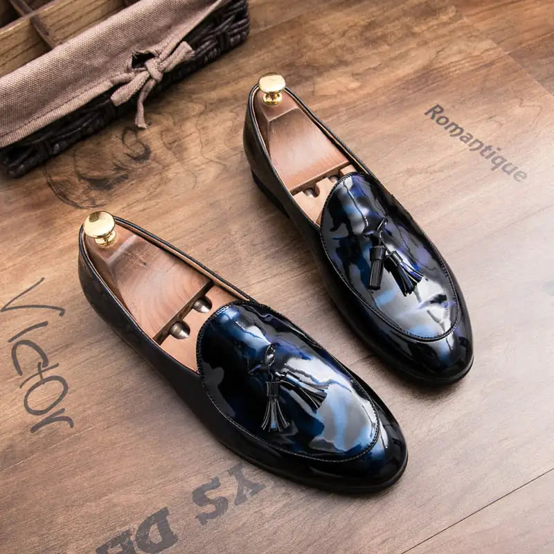 Italian Patent Leather Loafers