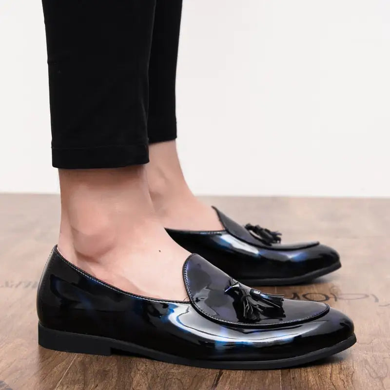 Italian Patent Leather Loafers
