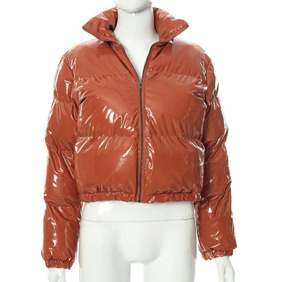 Leather Quilted Jacket