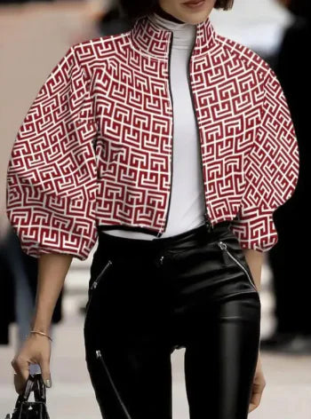 Print Short Jacket