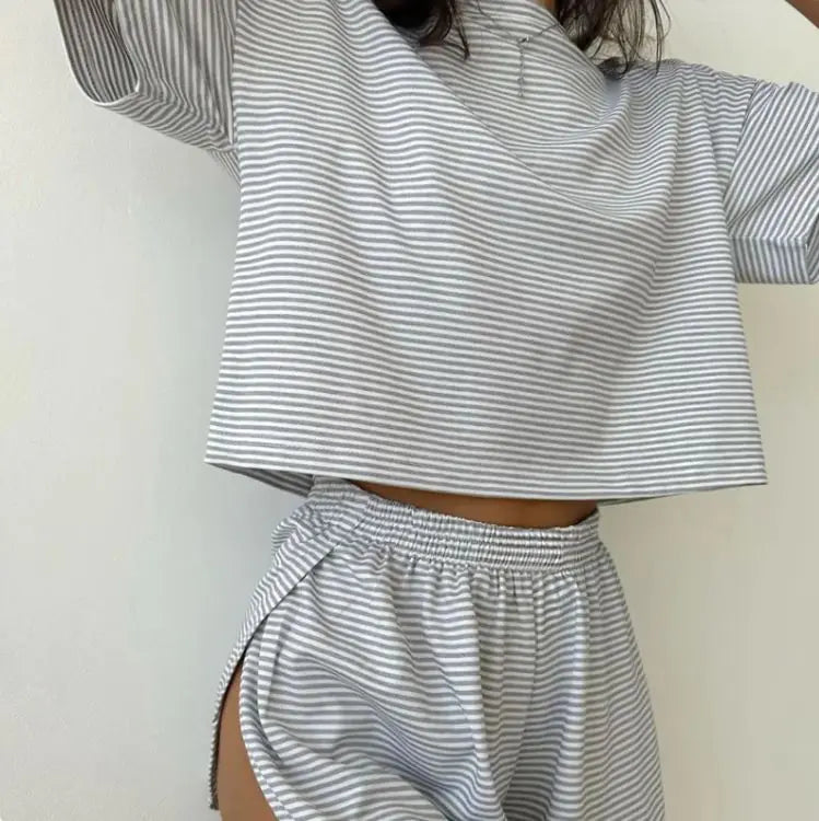 Knitted Striped Pajamas