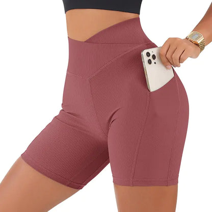 High Waist Yoga Shorts
