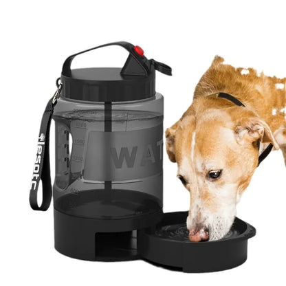 2.2L Dog Water Bottle for Outdoor Activities
