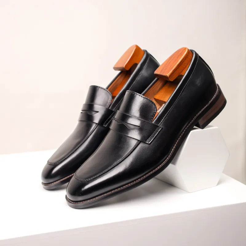 Business Leather Slip-Ons