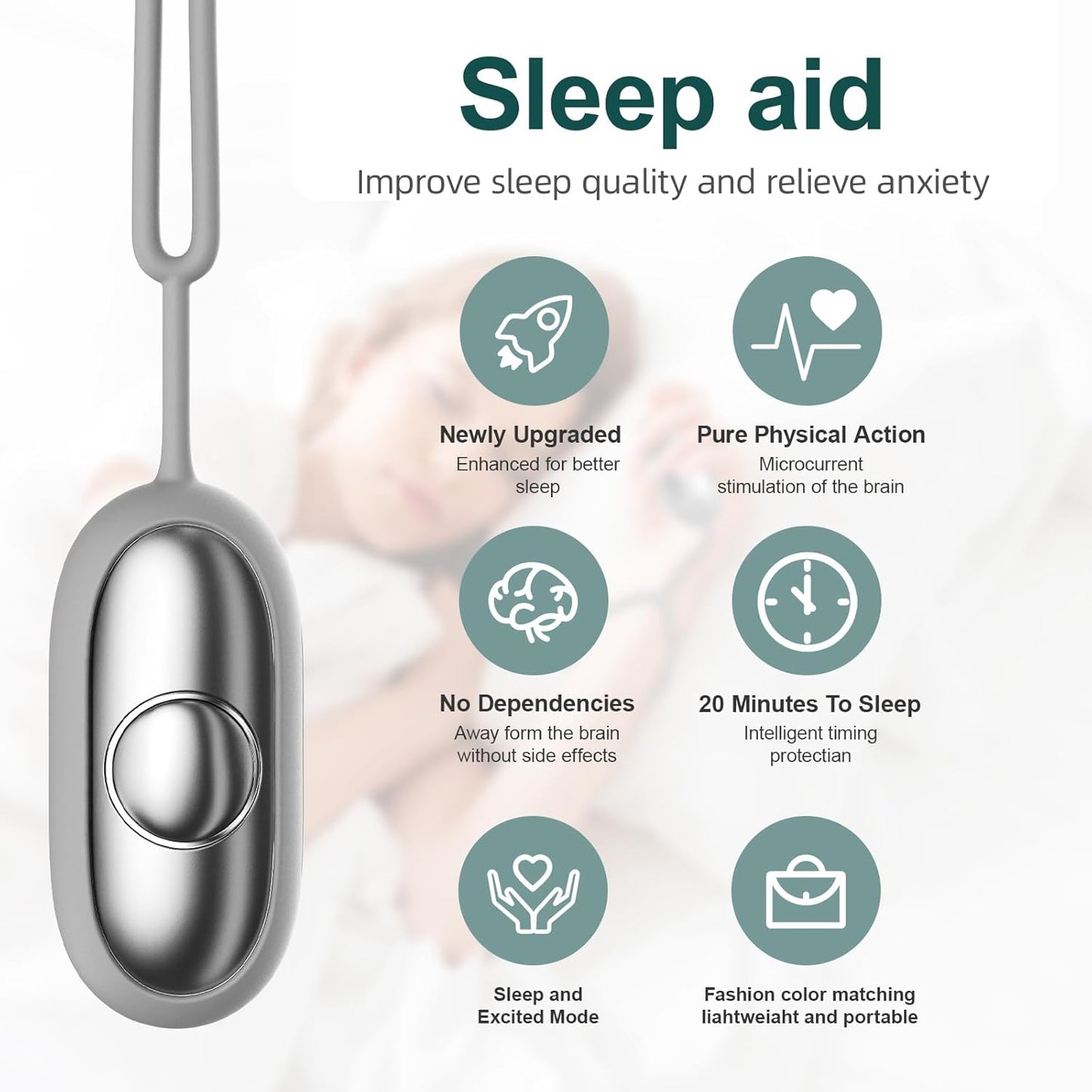 CalmPulse™ – Handheld Natural Sleep & Anxiety Companion