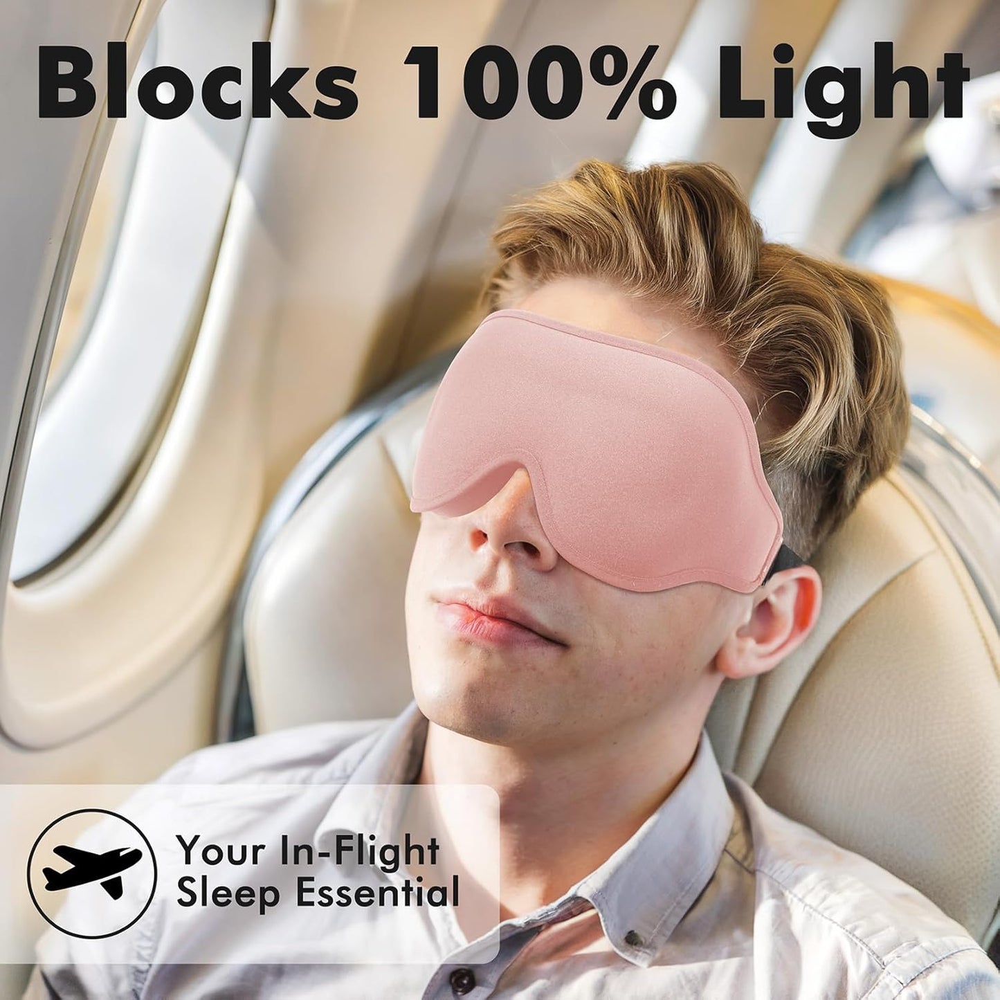 DreamShade™ – 3D Contour Eye Mask for Light-Blocking Comfort & Deeper Sleep