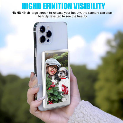 SnapMirror™ – Magnetic Dual-Screen Selfie Display