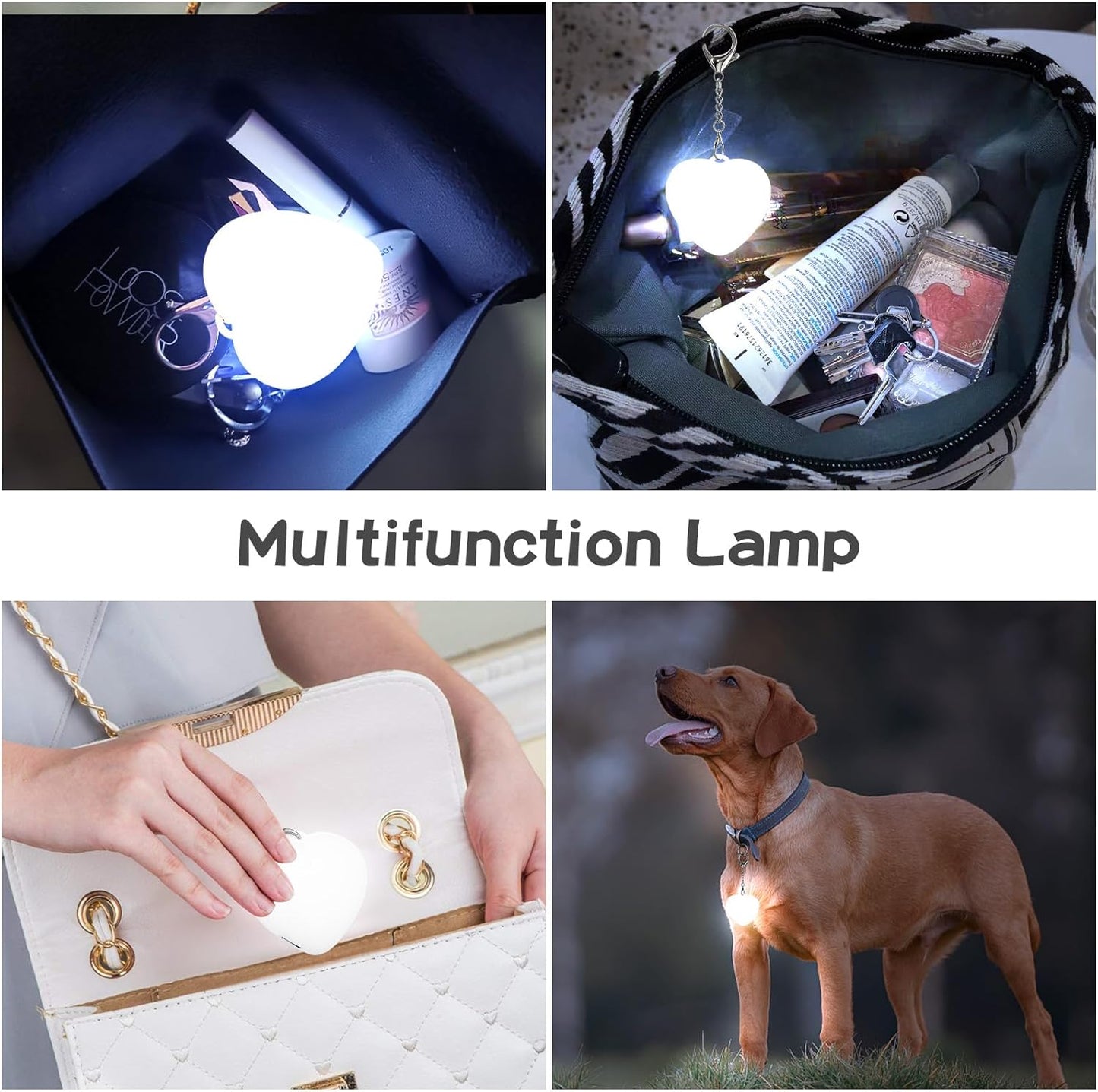 HaloHeart™  – Motion-Activated LED Bag Light