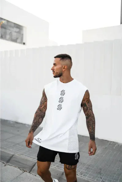 Stitching I-shaped Vest