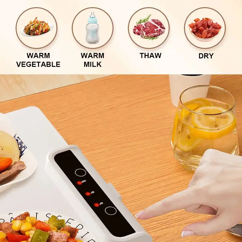 HeatNest™ –  Adjustable Heat Tray for Everyday Dining & Hosting
