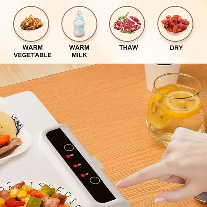 HeatNest™ –  Adjustable Heat Tray for Everyday Dining & Hosting