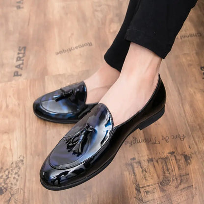 Italian Patent Leather Loafers