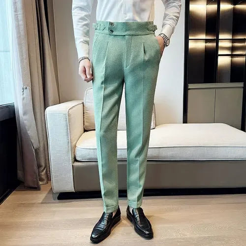 High Waist Business Casual Suit Pants