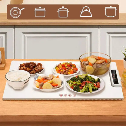 HeatNest™ –  Adjustable Heat Tray for Everyday Dining & Hosting
