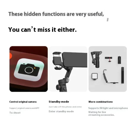 SteadyPro 3-Axis Smartphone Gimbal with Tripod