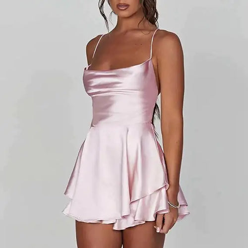 Rosa Satin Dress