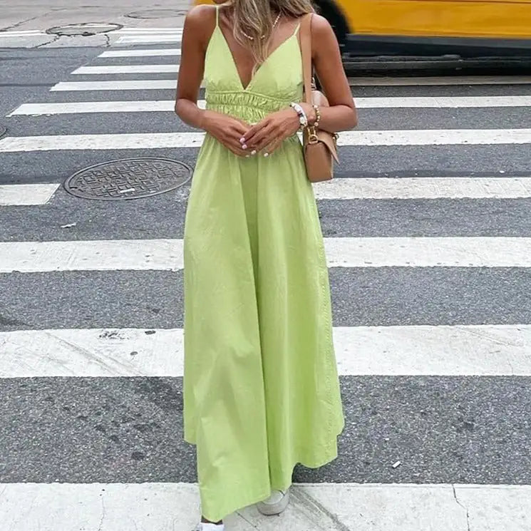 Green Cotton Dress