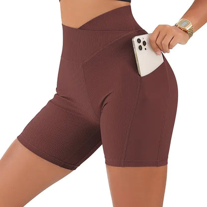 High Waist Yoga Shorts