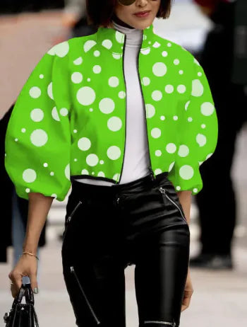 Print Short Jacket
