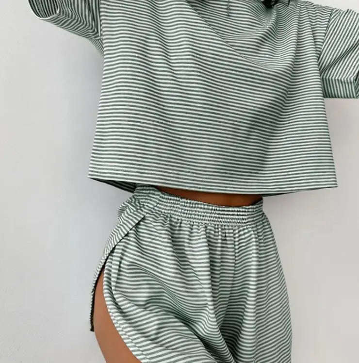 Knitted Striped Pajamas