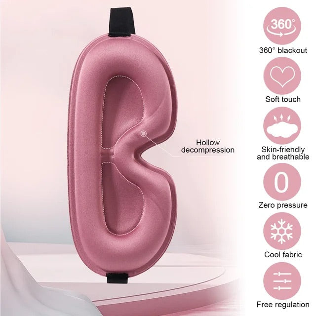 DreamShade™ – 3D Contour Eye Mask for Light-Blocking Comfort & Deeper Sleep