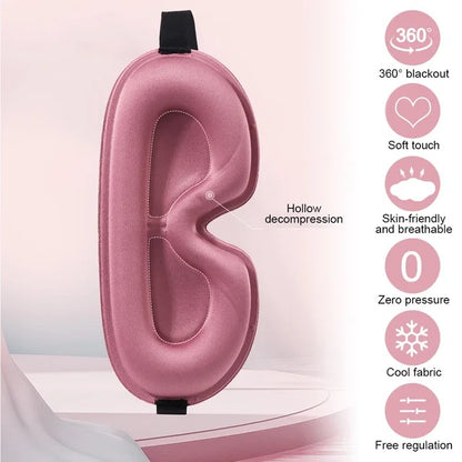 DreamShade™ – 3D Contour Eye Mask for Light-Blocking Comfort & Deeper Sleep