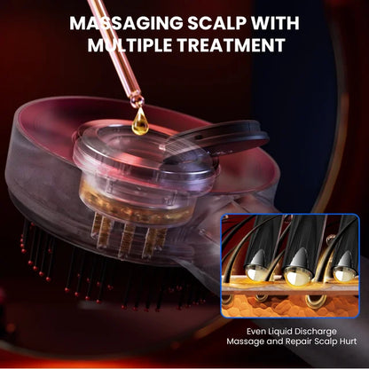 InfraGlow Hair Brush™ – Advanced Infrared Scalp Stimulation for Healthier, Fuller Hair