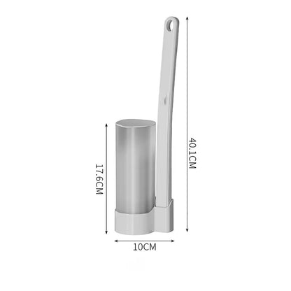 FreshSwipe™ – Disposable Toilet Brush Set with Flushable Cleaning Heads