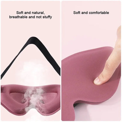 DreamShade™ – 3D Contour Eye Mask for Light-Blocking Comfort & Deeper Sleep