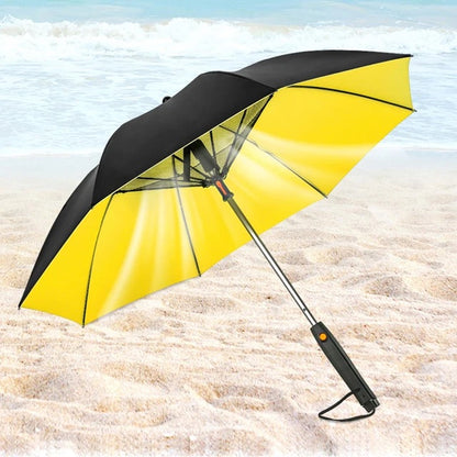 SunMist™ – UV-Blocking Umbrella with Cooling Spray & Fan