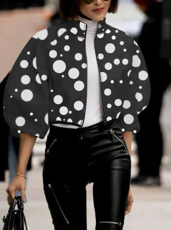 Print Short Jacket