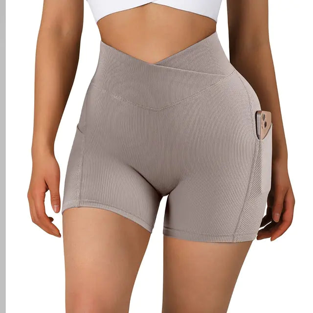 High Waist Yoga Shorts