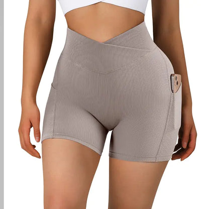 High Waist Yoga Shorts